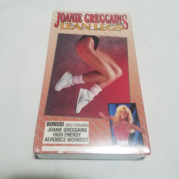 Joanie Greggains Lean Legs High Energy Aerobics 1985 VHS Tape - Bundle & Save - Picture 1 of 4